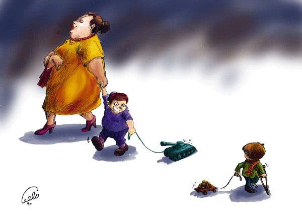 کاریکاتور هنرمند کرمانی در مرحله نهایی بخش کاریکاتور جشنواره تولیدات