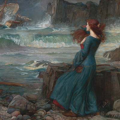 تابلوی نقاشی میراندا اثر Waterhouse