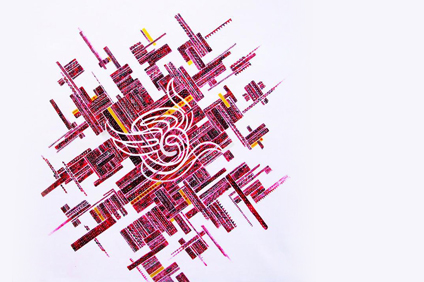 گلیمهایی که میان خطوط بافته میشوند