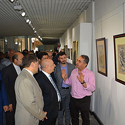افتتاح نمایشگاه آثار هنرمندان جانباز ایرانی در بغداد