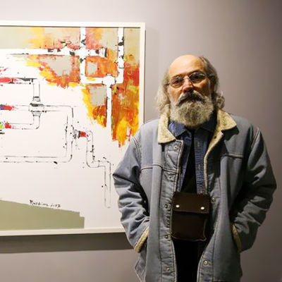 نمایشی از نقاشی مردمان بی‌چهره‌ی خاورمیانه‌ای