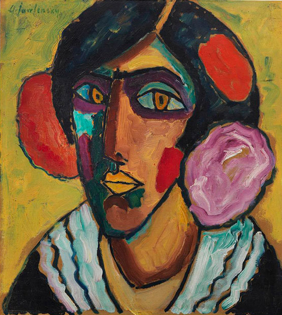 تعدادی از آثار Alexej Georgewitsch von Jawlensky